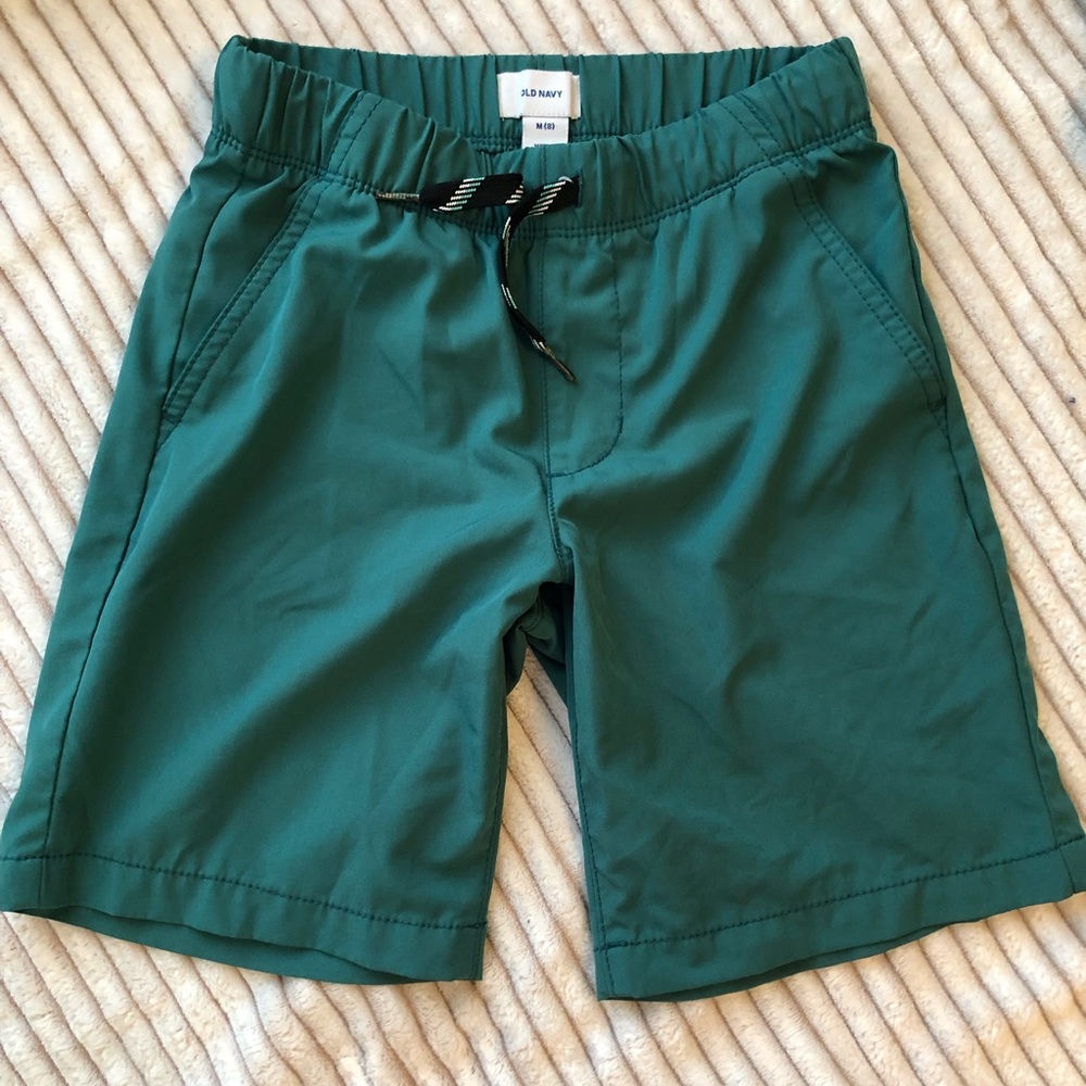 Old Navy Youth athletic shorts. Dry fit material. Size 8.